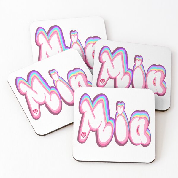 Item preview, The top 10 best Personalized Custom Name gift ideas for Mia girls and Mia designed and sold by Artonmytee.