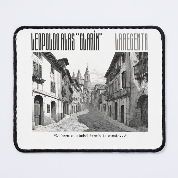 Item preview, Vetusta (Oviedo) in 'La Regenta', by Leopoldo Alas "Clarín" designed and sold by Filologica.