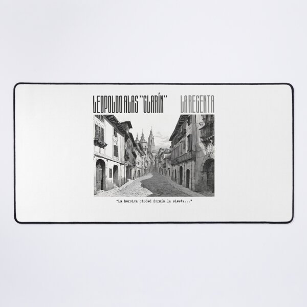 Item preview, Vetusta (Oviedo) in 'La Regenta', by Leopoldo Alas "Clarín" designed and sold by Filologica.