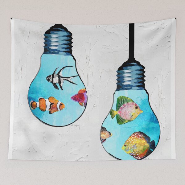 Item preview, Light Of The Sea 2 Tropical Fish Art designed and sold by Sharon Cummings Art.
