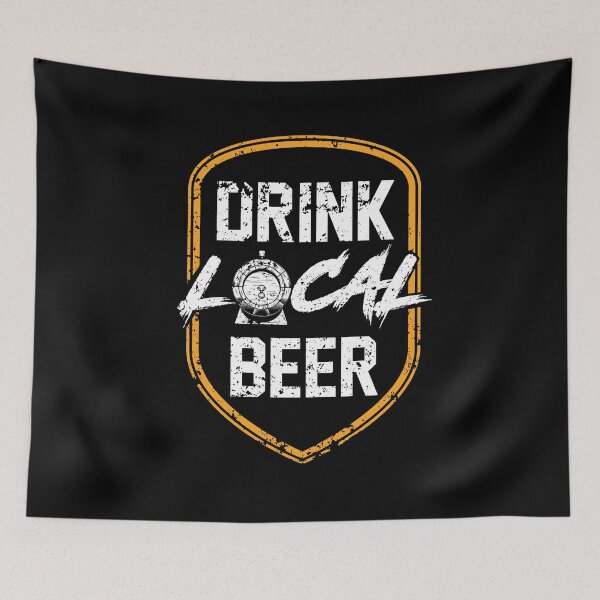 Item preview, Beer Drink Local Funny T Shirt for Beer Lover Dads designed and sold by AllStarMerch.