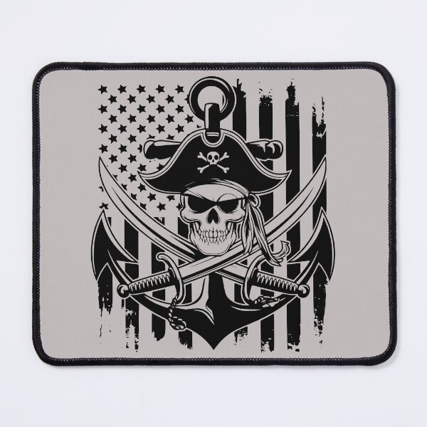 Item preview, Pirate skull. United States flag. designed and sold by MagelliShop.