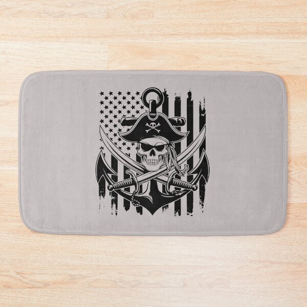 Item preview, Pirate skull. United States flag. designed and sold by MagelliShop.