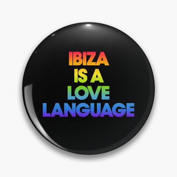 Item preview, Ibiza Is A Love Language Rainbow designed and sold by thetshirtworks.