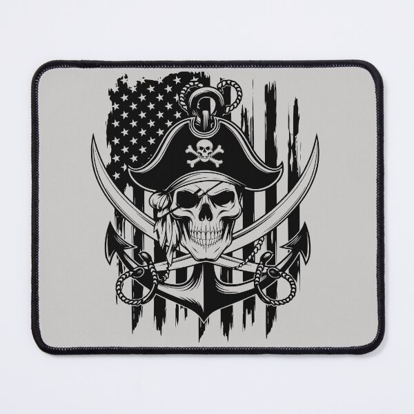 Item preview, Pirate skull. United States flag. designed and sold by MagelliShop.