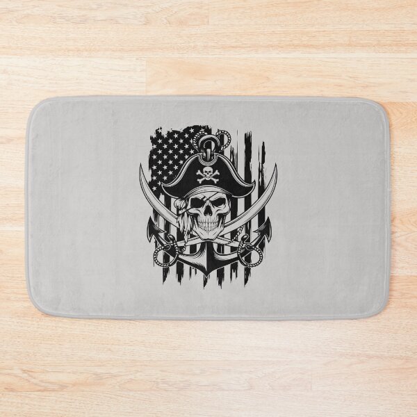 Item preview, Pirate skull. United States flag. designed and sold by MagelliShop.