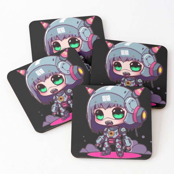 Item preview, Kawaii Robot Girl, Unique Character, Evil designed and sold by Burn-Ego.