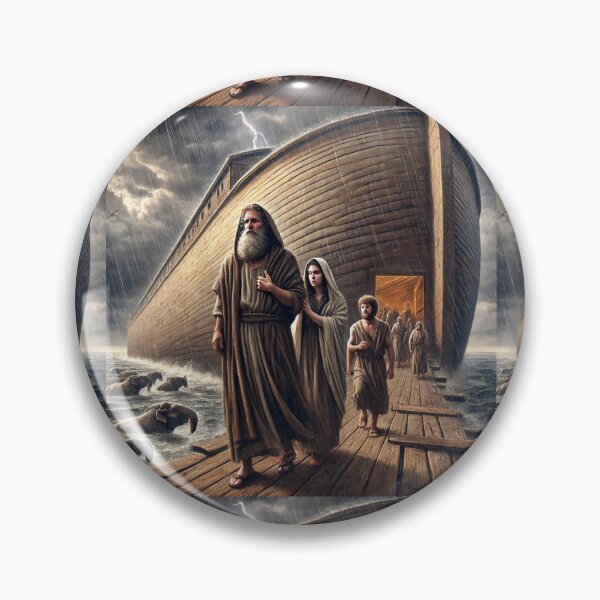 Item preview, Noah and His Family Enter the Ark - Genesis 7:7 (KJV) designed and sold by Meta2Physical.