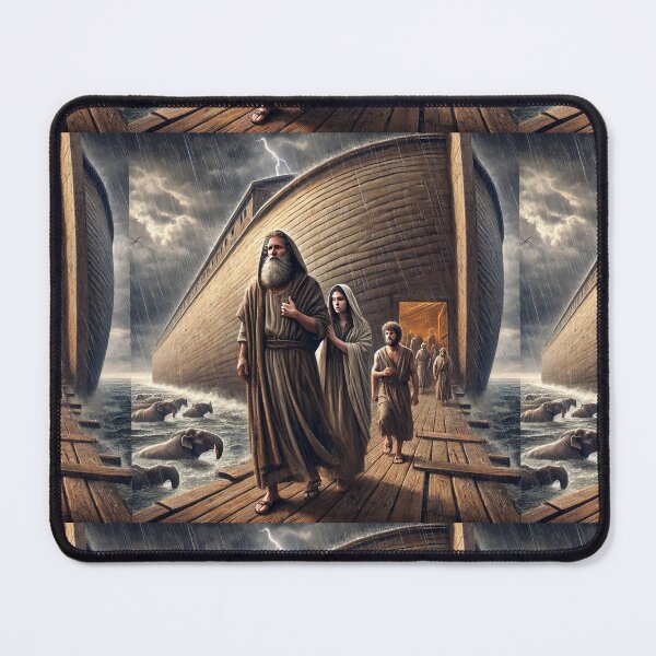 Item preview, Noah and His Family Enter the Ark - Genesis 7:7 (KJV) designed and sold by Meta2Physical.