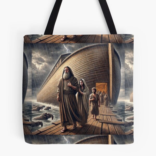 Item preview, Noah and His Family Enter the Ark - Genesis 7:7 (KJV) designed and sold by Meta2Physical.