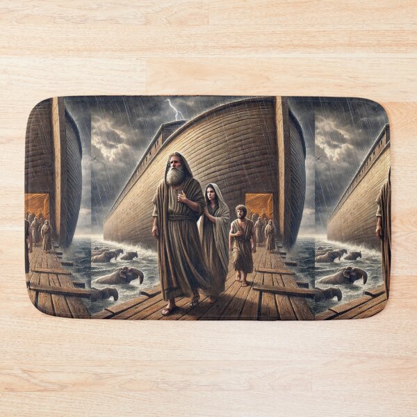 Item preview, Noah and His Family Enter the Ark - Genesis 7:7 (KJV) designed and sold by Meta2Physical.