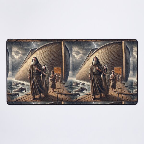 Item preview, Noah and His Family Enter the Ark - Genesis 7:7 (KJV) designed and sold by Meta2Physical.