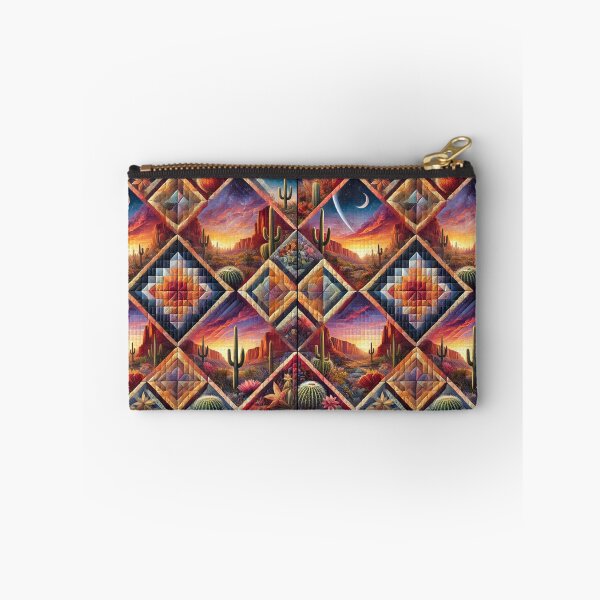 Item preview, Desert Twilight Quilt: Seamless Arizona-Inspired Pattern designed and sold by Meta2Physical.