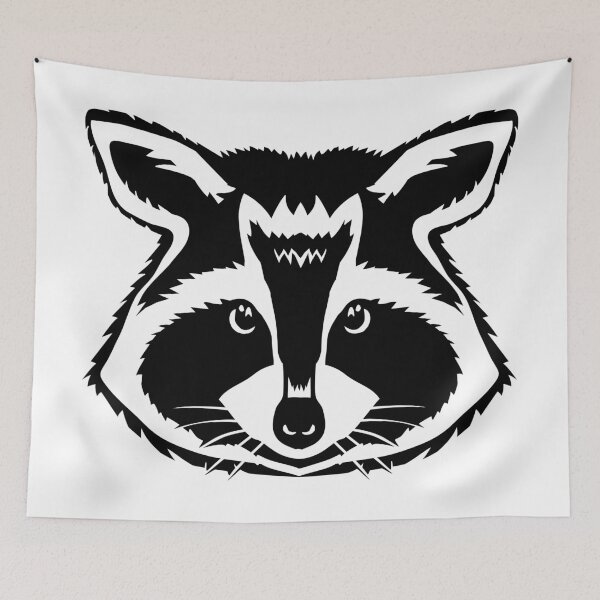 Item preview, Raccoon Face clip art designed and sold by MagnoliaLake.
