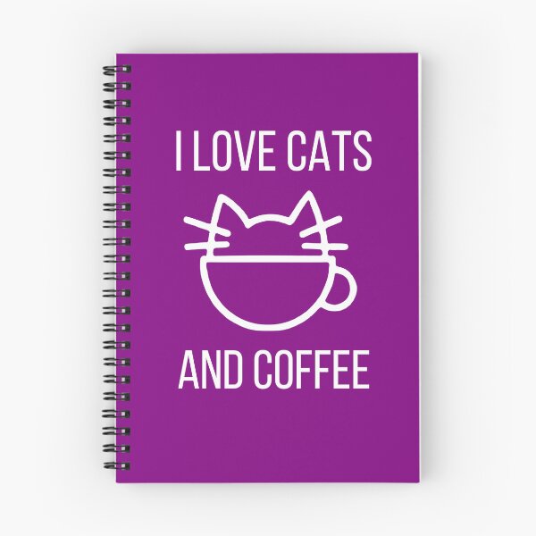 Artikelvorschau, Ich liebe Katzen und Kaffee! entworfen und verkauft von GroundedPaws.