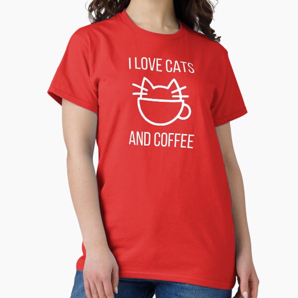 Item preview, I love cats and coffee! designed and sold by GroundedPaws.