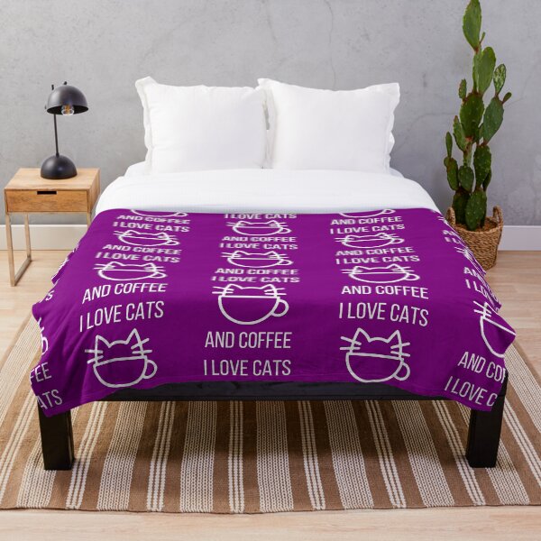 Artikelvorschau, Ich liebe Katzen und Kaffee! entworfen und verkauft von GroundedPaws.
