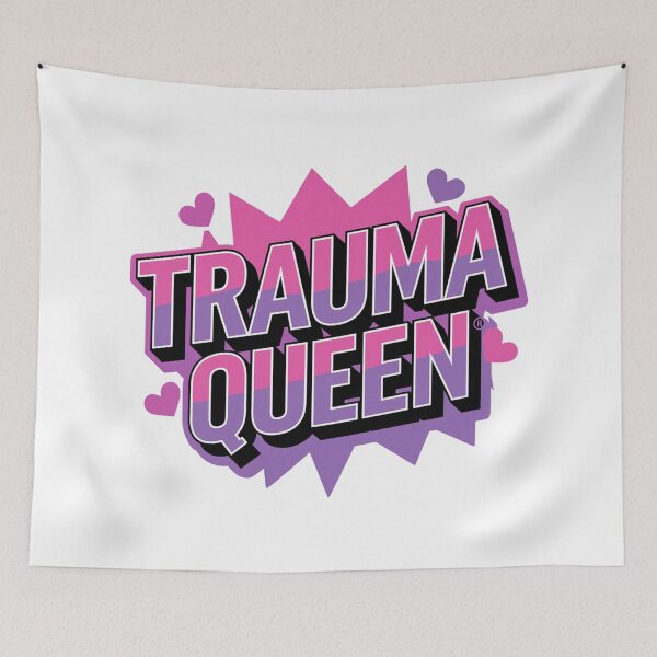 Item preview, Trauma Queen | EMT Nurses and Doctors designed and sold by Ink And Inspire.