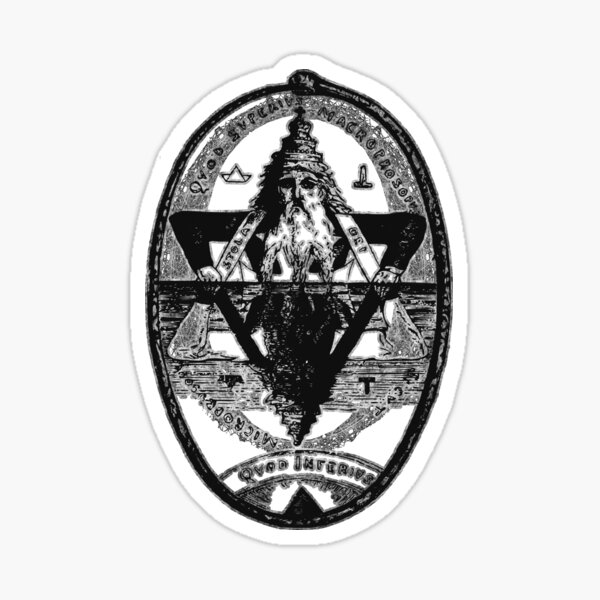 All Is Mind (Black) Hermetic Kabbalah spiritual stickers – BlissOfInfinity