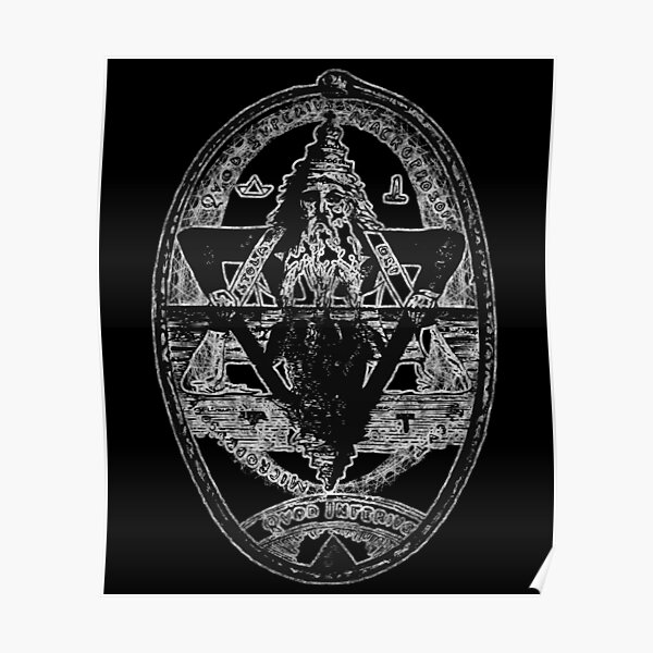 Hermes Trismegistus as Above so Below Hermetic Axiom Poster