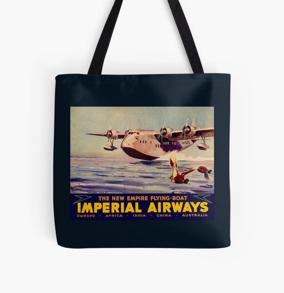 Item preview, IMPERIAL AIRWAYS : Flying Boat Travel Advertising Print designed and sold by posterbobs.
