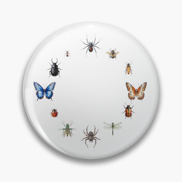Item preview, Insect collection in radial pattern perfect for a clock designed and sold by TheBlindBandit-.