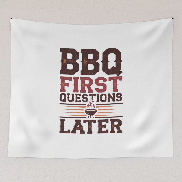 Item preview, BBQ first, questions later designed and sold by MagicWander.