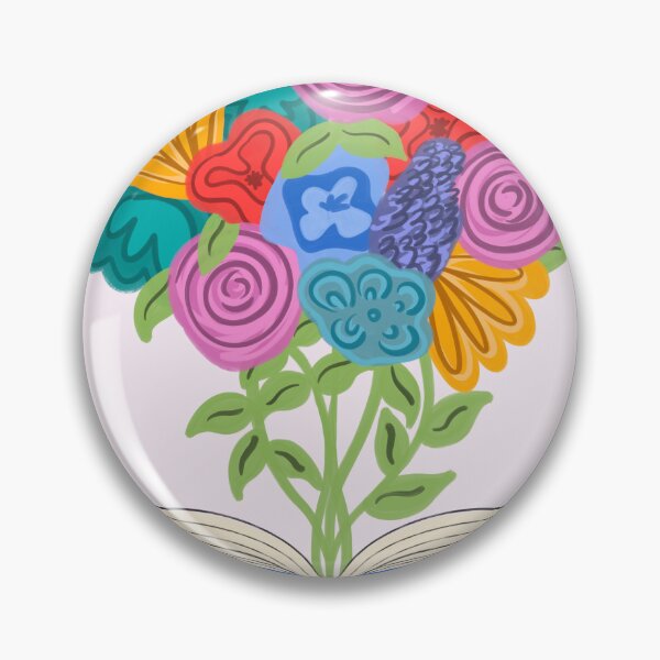 Item preview, Book Flowers - Floral Design for Book Lovers Sticker for Readers Bookworm Colorful Gift designed and sold by alisnwonderland.