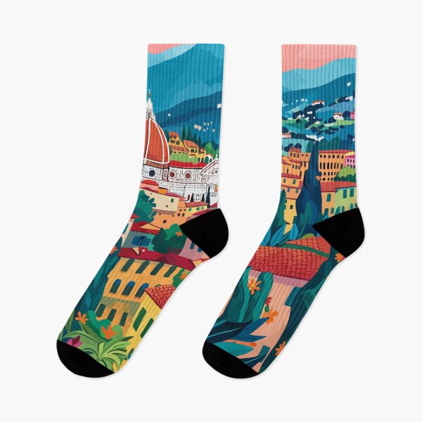 Artikelvorschau, Florenz Italien Ästhetische Illustration entworfen und verkauft von LVTFCOarts.