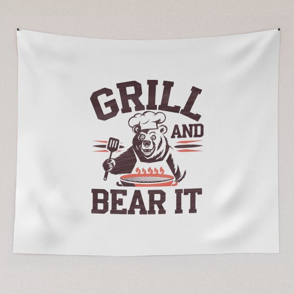 Item preview, Grill and bear it designed and sold by MagicWander.