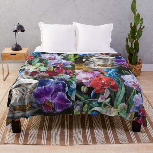 Item preview, Flowers - Orchids and Coffee  designed and sold by CanvasCarousel.