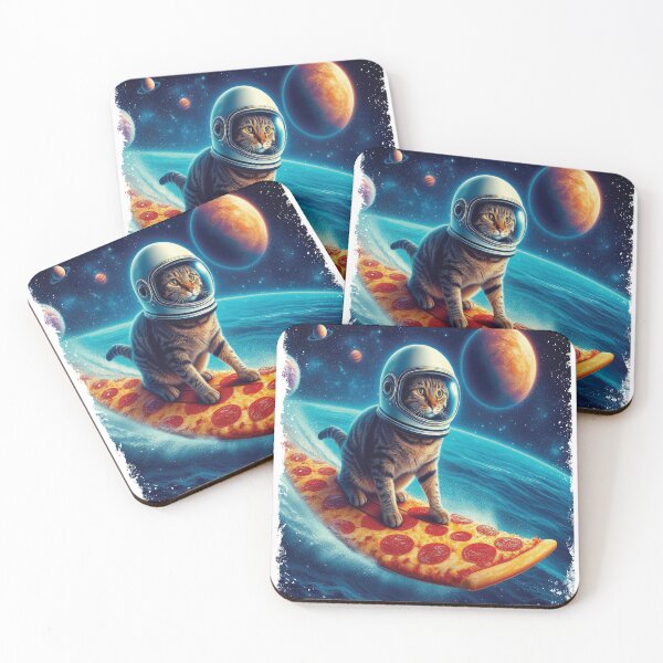 Item preview, Galactic Cat Pizza Ride designed and sold by VISIONSTURME.