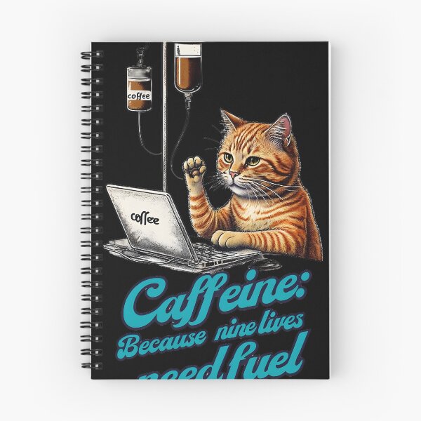 Item preview, Caffeine: Because nine lives need fuel designed and sold by Tees16.