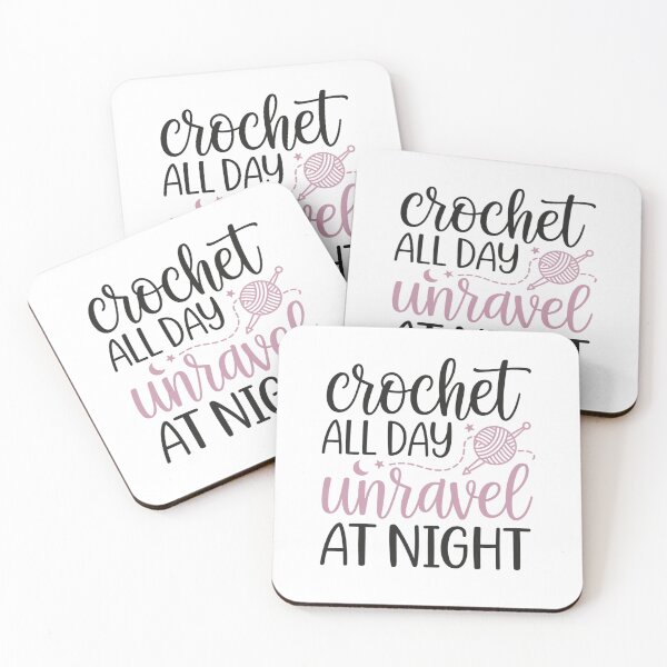 Item preview, Crochet all day, unravel at night designed and sold by MagicWander.