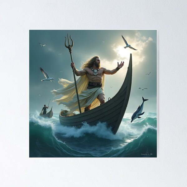Item preview, Njord, God of the Sea and Wind designed and sold by vividcrucibledesigns.