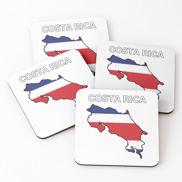 Item preview, Costa Rica Flag Map Design designed and sold by atomstartup.