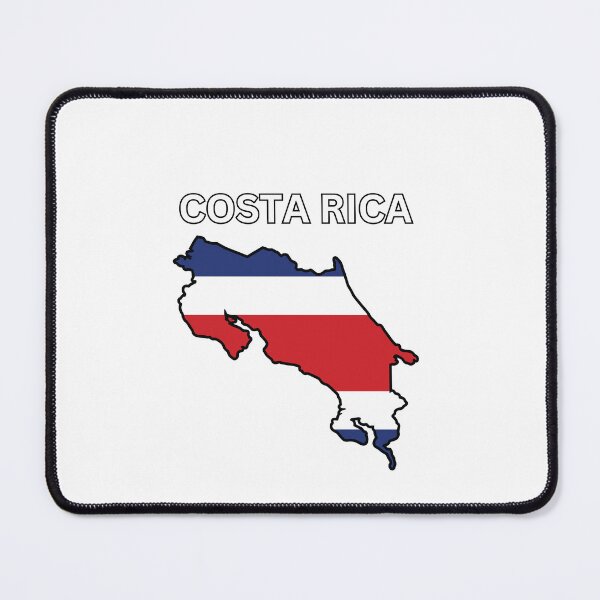 Item preview, Costa Rica Flag Map Design designed and sold by atomstartup.