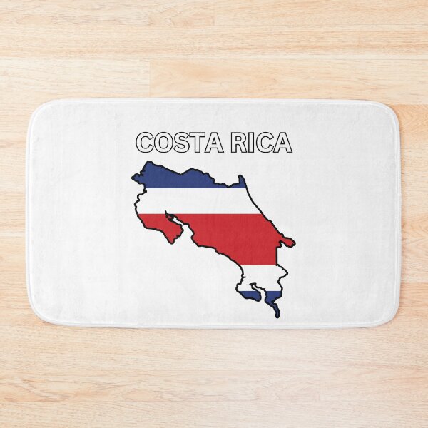 Item preview, Costa Rica Flag Map Design designed and sold by atomstartup.