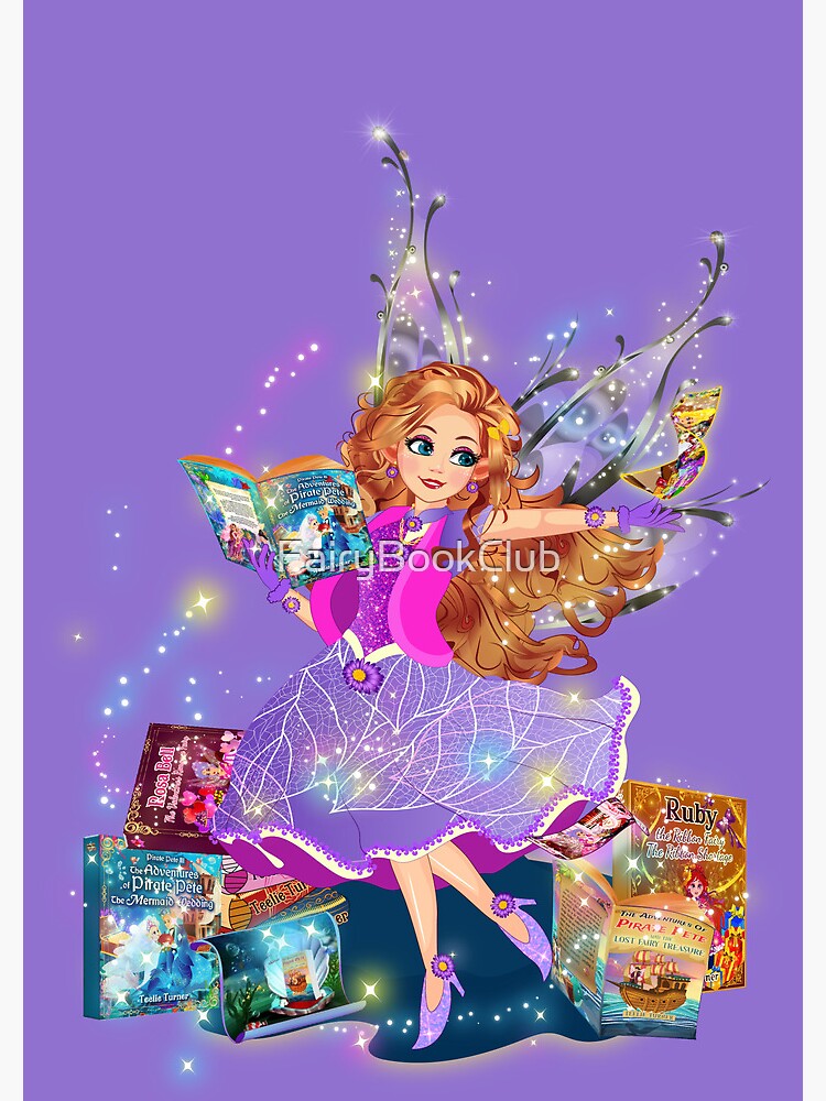 Thumbnail 3 of 3, Journal, Felicia Shares The Beautiful Magical Fairy Book Club designed and sold by FairyBookClub.