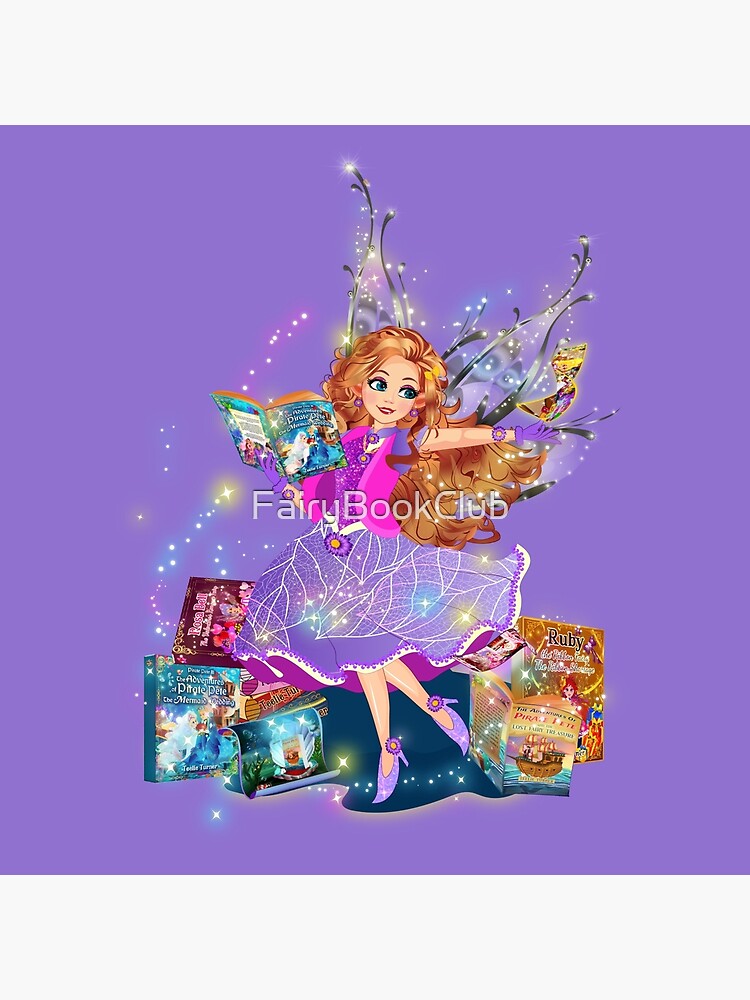 Thumbnail 2 of 2, Tote Bag, Felicia Shares The Beautiful Magical Fairy Book Club designed and sold by FairyBookClub.