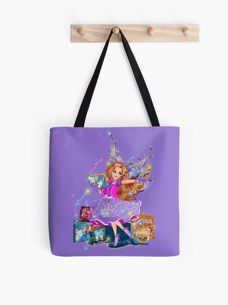 Thumbnail 1 of 2, Tote Bag, Felicia Shares The Beautiful Magical Fairy Book Club designed and sold by FairyBookClub.