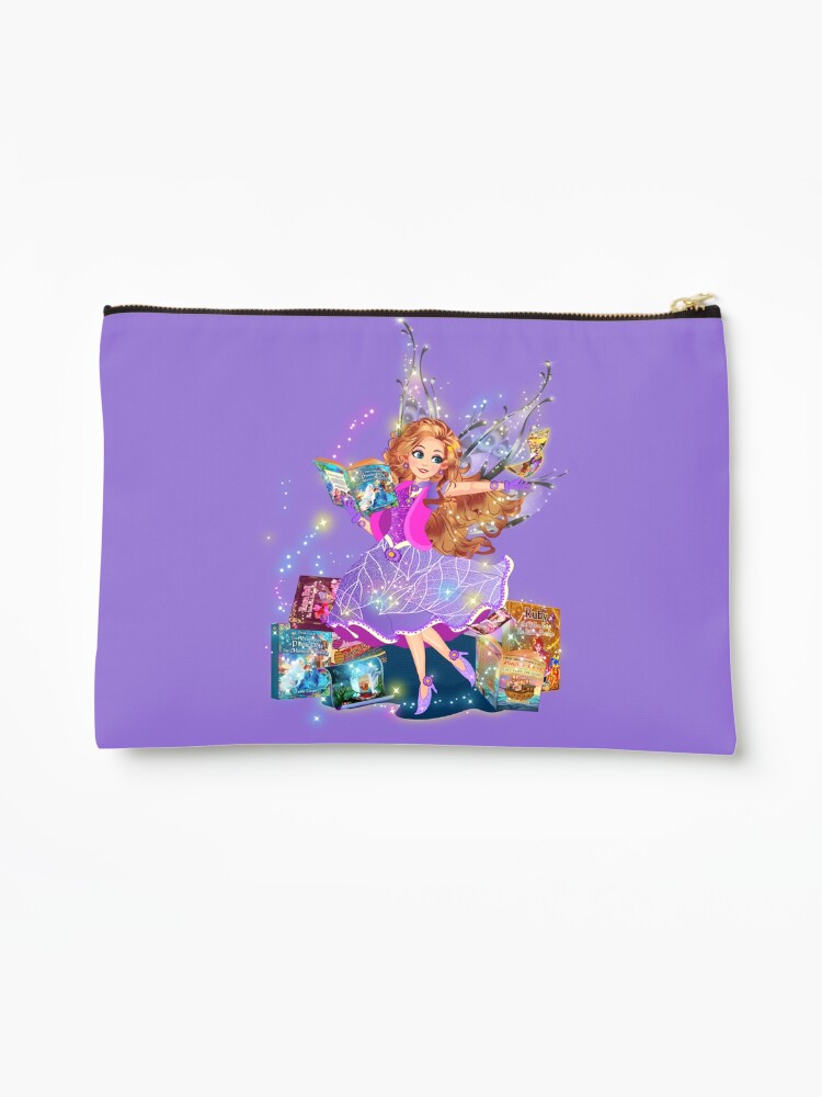 Thumbnail 1 of 3, Zipper Pouch, Felicia Shares The Beautiful Magical Fairy Book Club designed and sold by FairyBookClub.