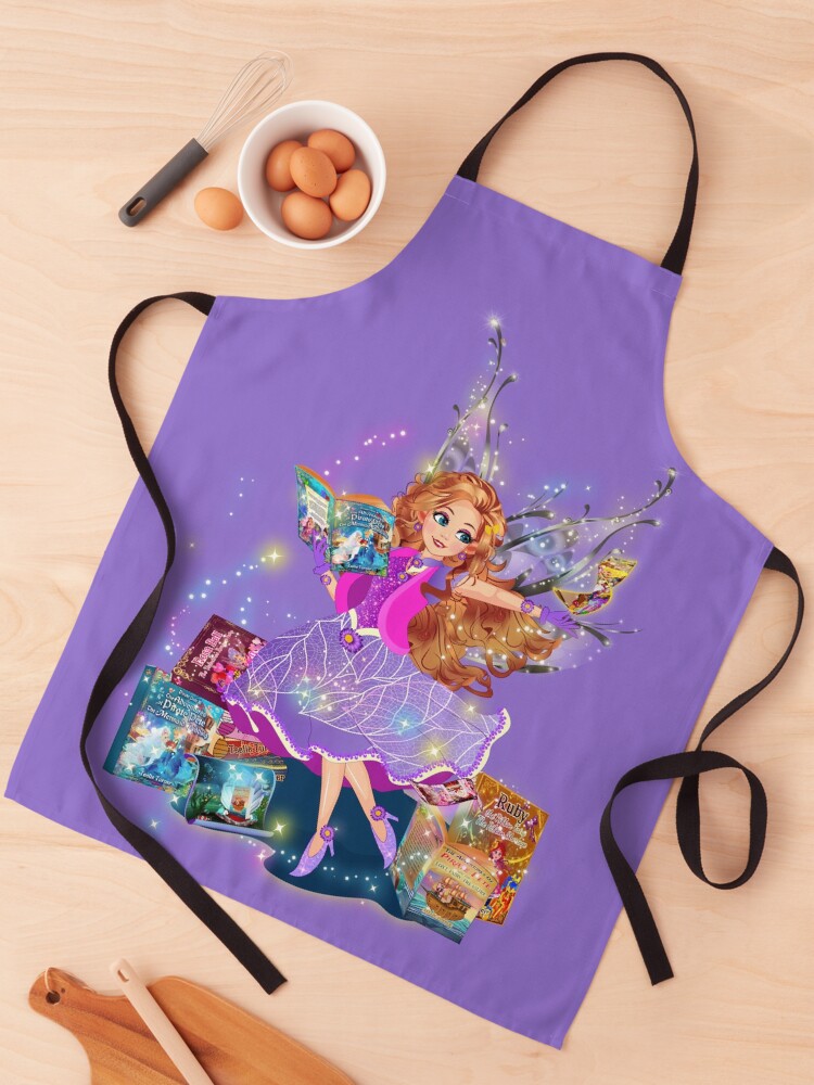 Thumbnail 1 of 6, Apron, Felicia Shares The Beautiful Magical Fairy Book Club designed and sold by FairyBookClub.