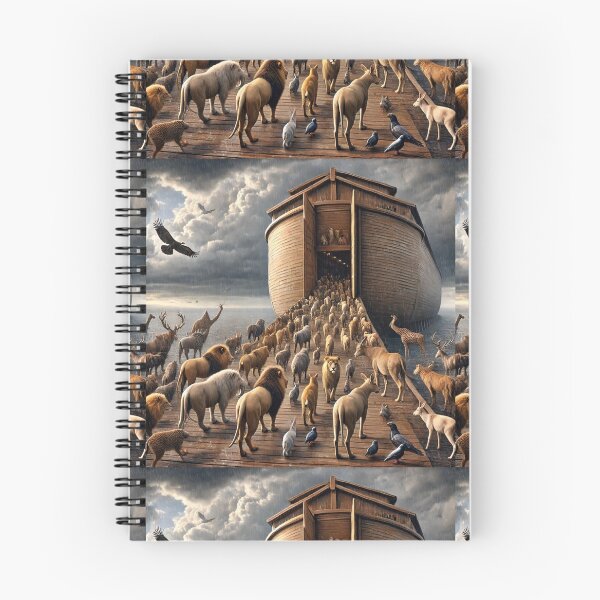 Item preview, Pairs of Animals Enter the Ark: Genesis 7:8-9 (KJV) designed and sold by Meta2Physical.
