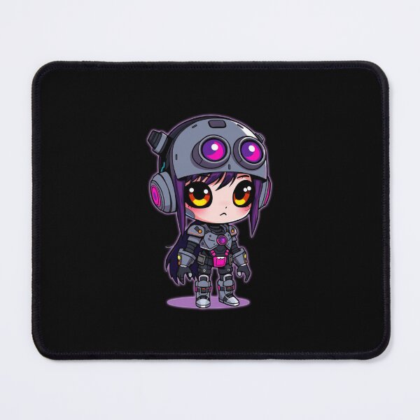 Item preview, Kawaii Cyborg Girl, Helmet, Unique Character designed and sold by Burn-Ego.