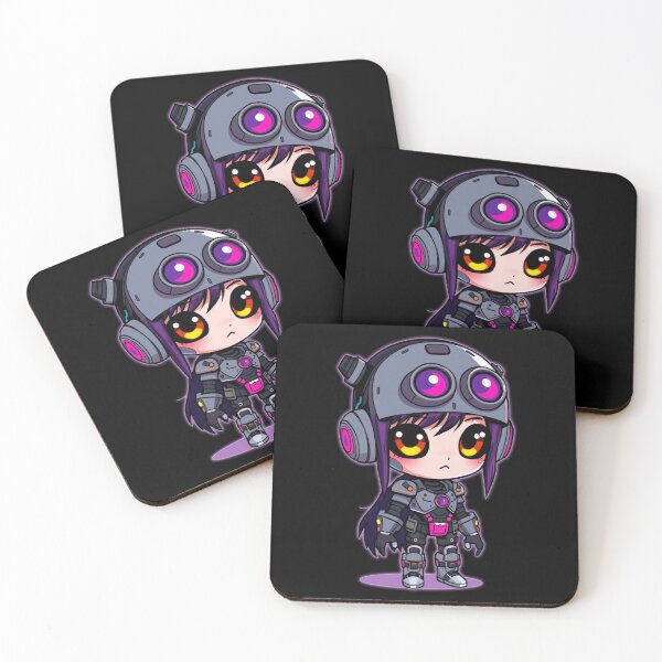 Item preview, Kawaii Cyborg Girl, Helmet, Unique Character designed and sold by Burn-Ego.