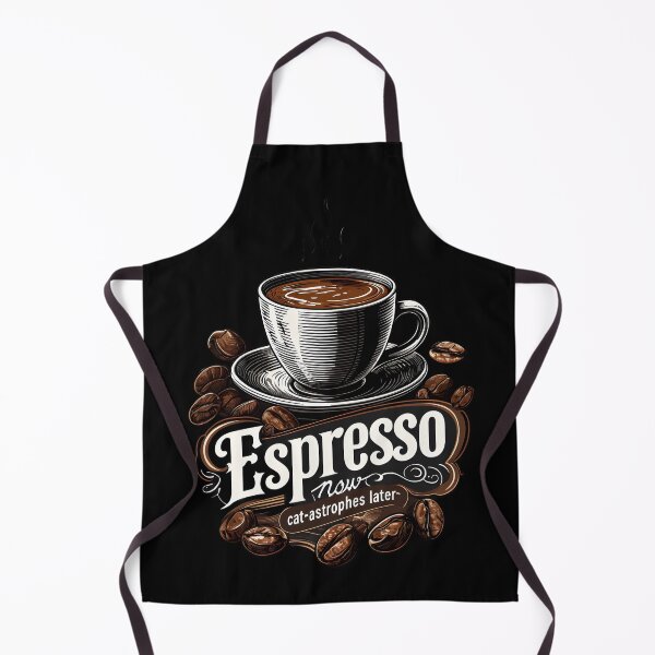 Item preview, Espresso now, cat-astrophes later designed and sold by Tees16.