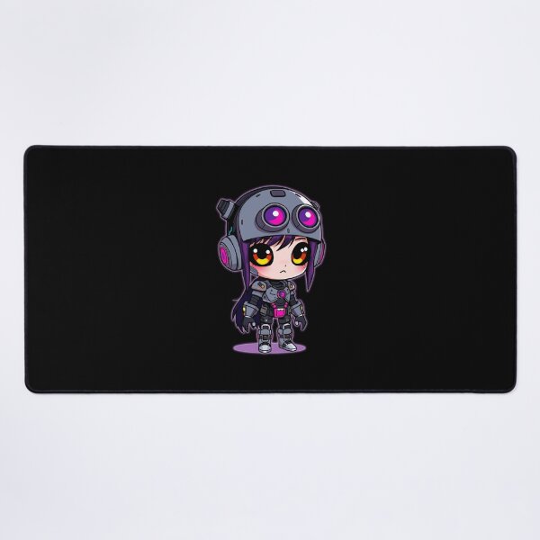 Item preview, Kawaii Cyborg Girl, Helmet, Unique Character designed and sold by Burn-Ego.