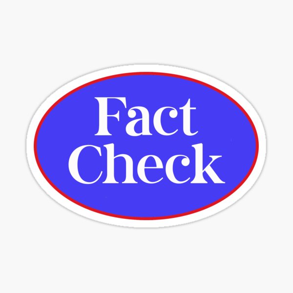 Fact Check 2 Sticker