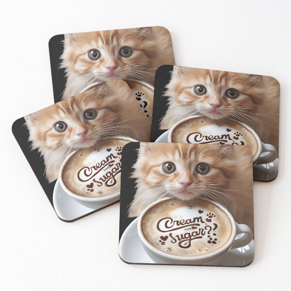 Item preview, Cream and sugar? Purrhaps designed and sold by Tees16.